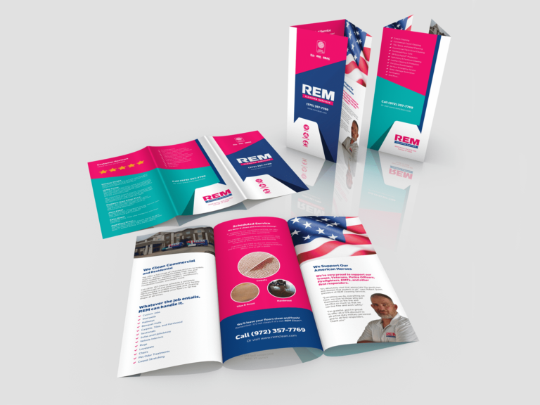 REM Cleaning Services, Brochure